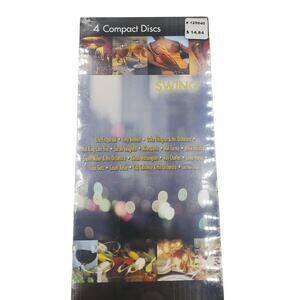 Sensual Jazz 4 Disk Cd Set and Swing 4 Disk CD set **NEW FACTORY SEALED **